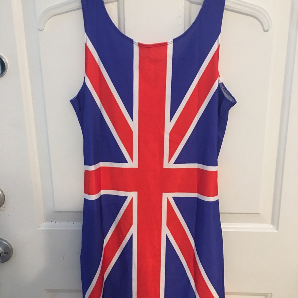 Union Jack Flag Dress Size Medium